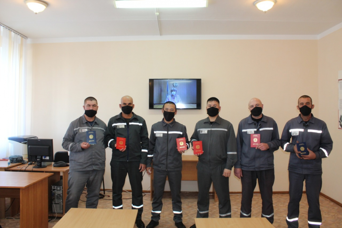 4 осужденных получили красные дипломы в Акмолинской области