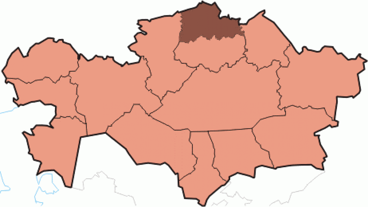 Карта жамбылской области по районам