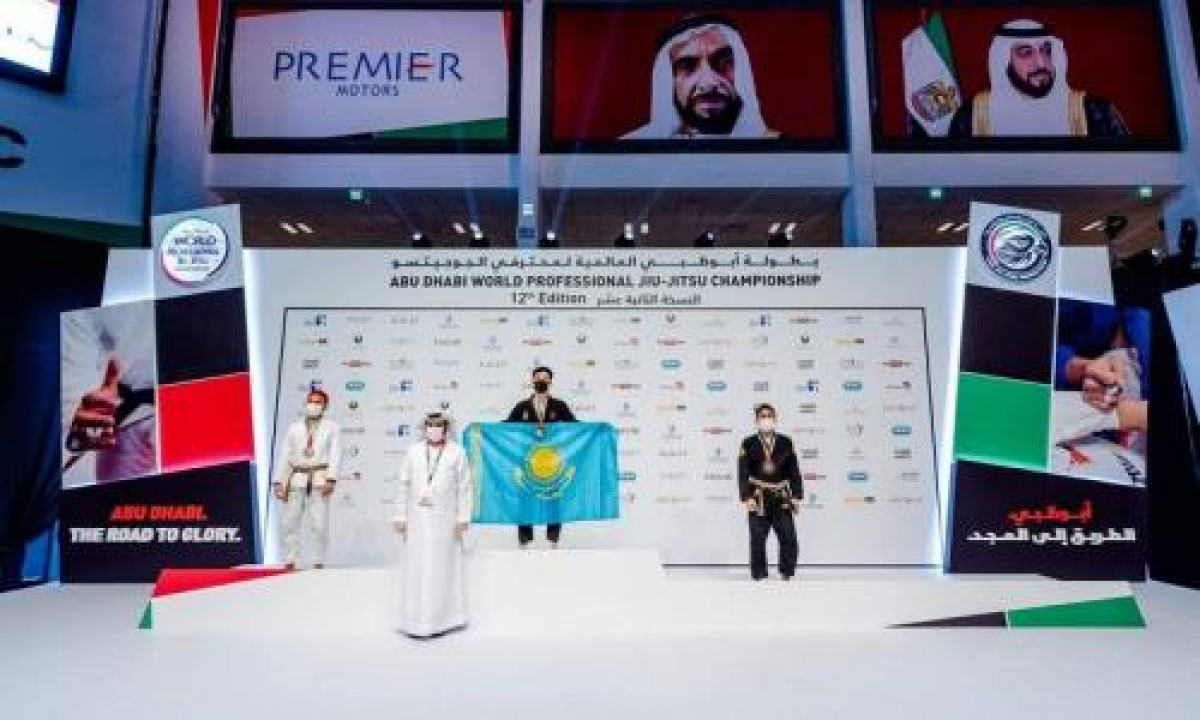 Казахстанец стал чемпионом мира по джиу-джитсу в Абу-Даби