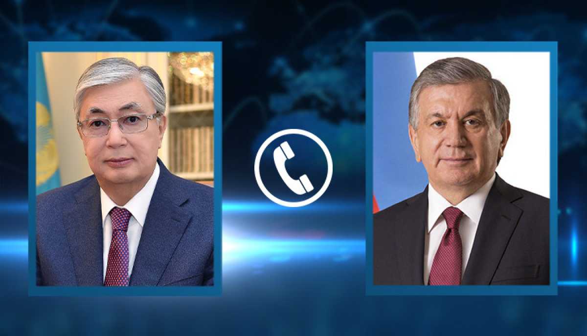 Состоялся телефонный разговор Токаева с Президентом Узбекистана