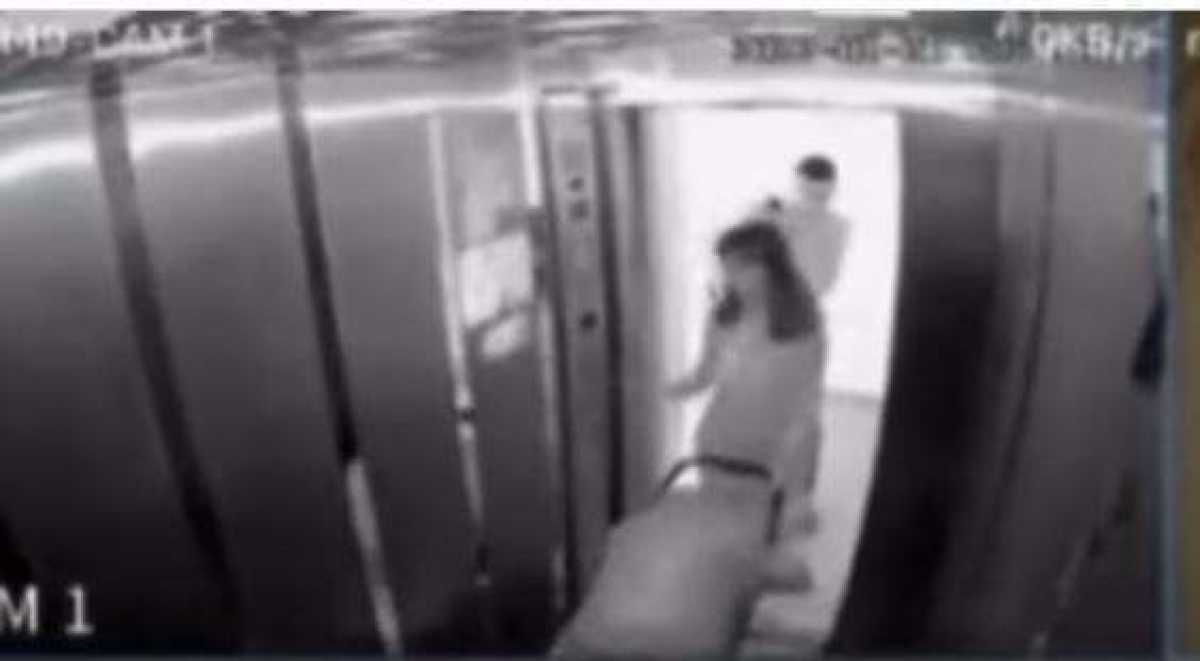 Напавшего в лифте на женщину с ребенком мужчину задержали в Шымкенте