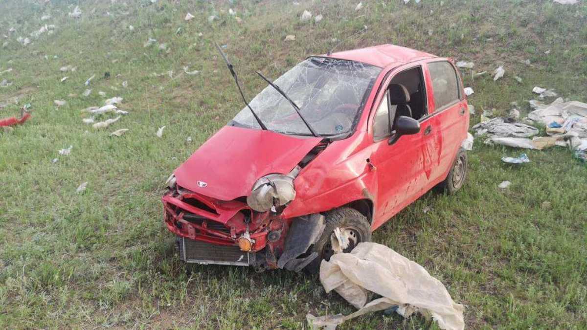 Женщина и ребенок госпитализированы после ДТП в Акмолинской области