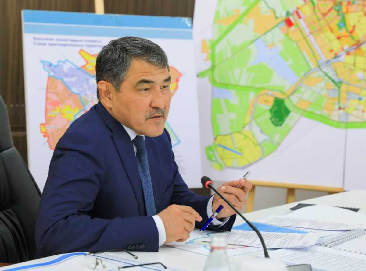 Проект внесения поправок и изменений в Генеральный план города Тараз обсудили на совещании в акимате Жамбылской области