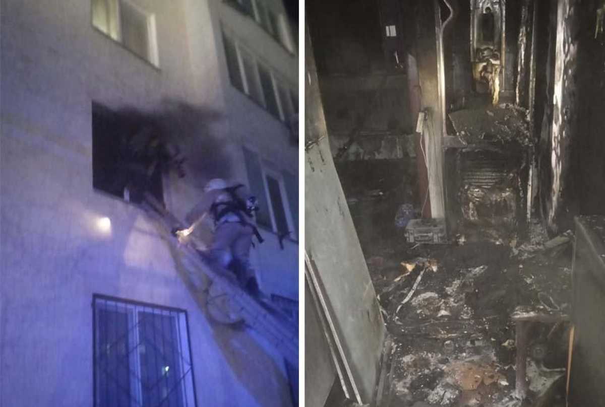 30 человек эвакуировали из-за пожара в многоэтажке в Актау