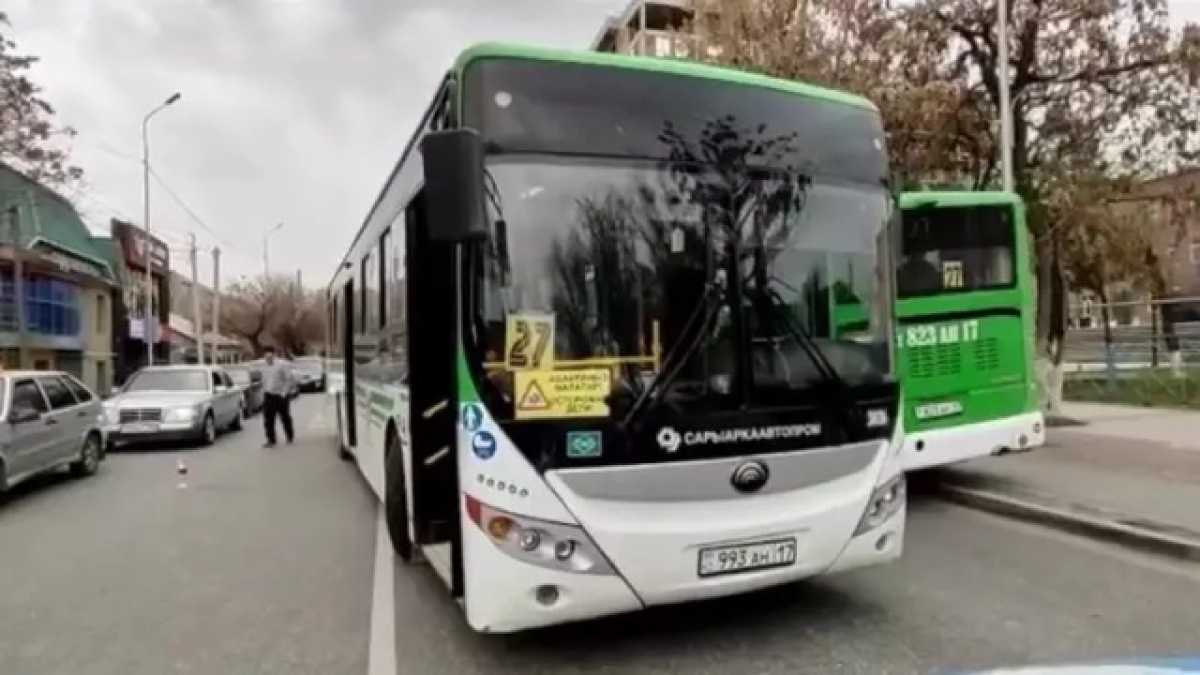Автобус сбил несовершеннолетнюю девушку в Шымкенте
