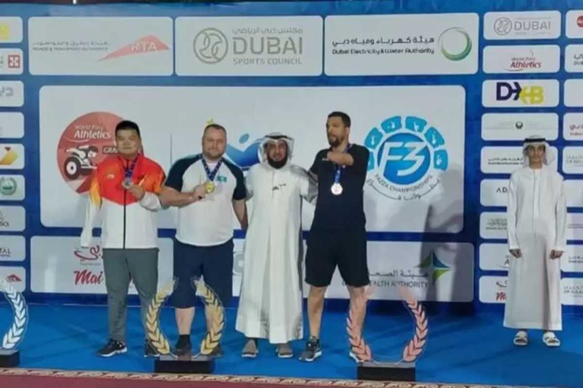 Казахстанский параатлет завоевал «золото» на турнире по толканию ядра в Дубае