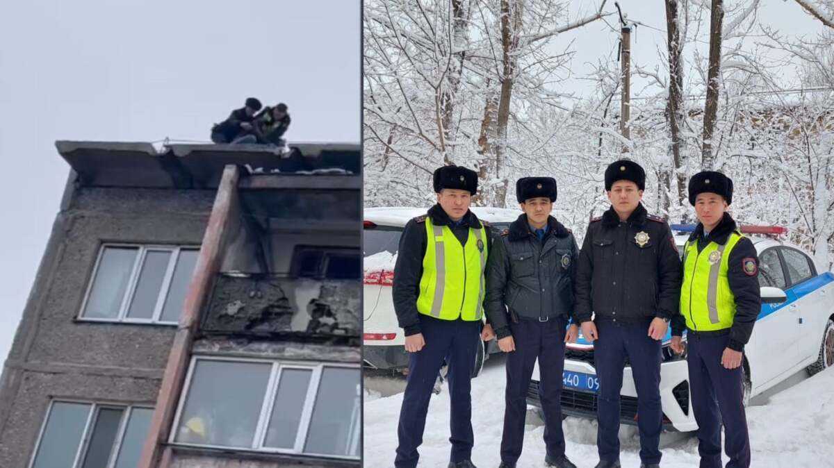 Мужчина пытался спрыгнуть с крыши пятиэтажки в Темиртау