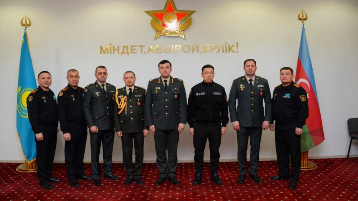 В Астане состоялся рабочий визит представителей органов правопорядка Азербайджанской Армии