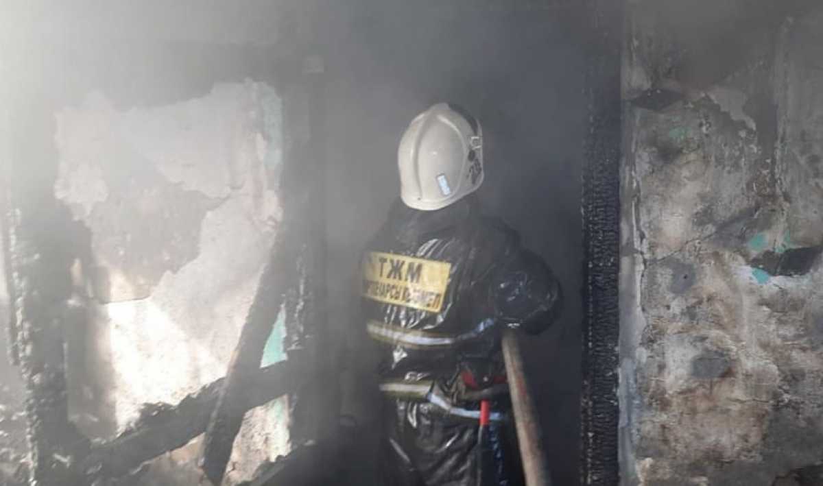 Ребёнок скончался после пожара в Карагандинской области