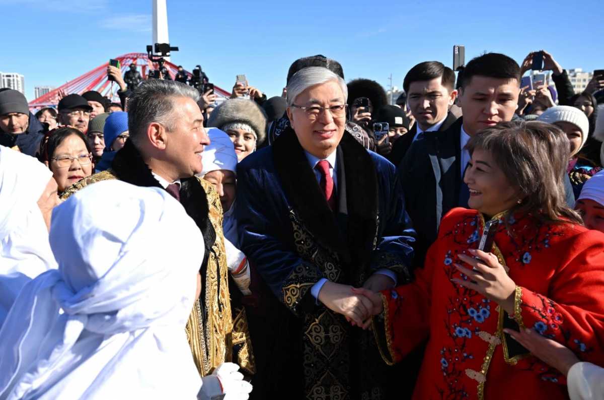 Токаев посетил праздничное мероприятие, посвящённое Наурызу - фото