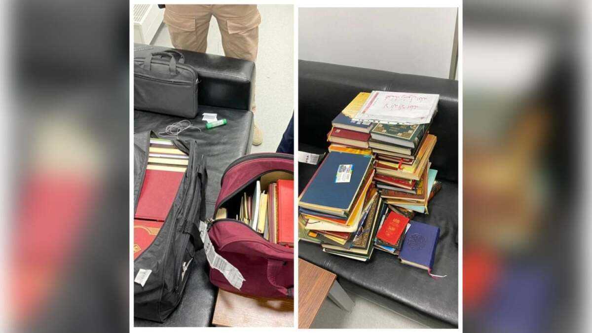 Туркестанец пытался провезти книги религиозного содержания. Его задержали в аэропорту