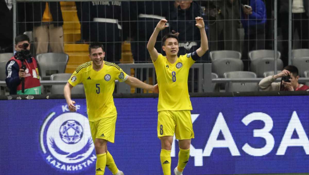 Гол капитана сборной Казахстана признали лучшим в УЕФА