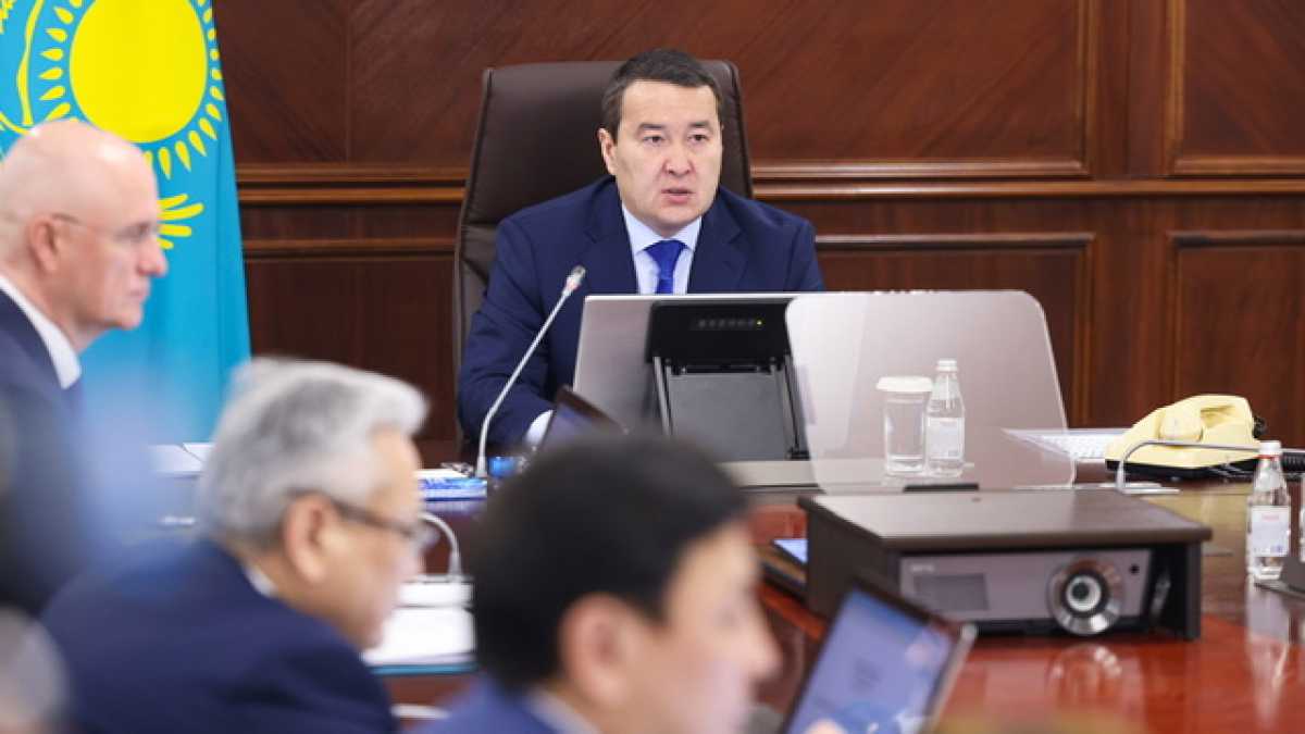 Меры по реализации поручений Токаева рассмотрели в Правительстве