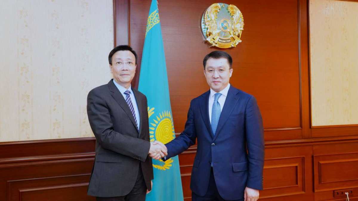 Глава МИИР РК встретился с послом Китая в Казахстане