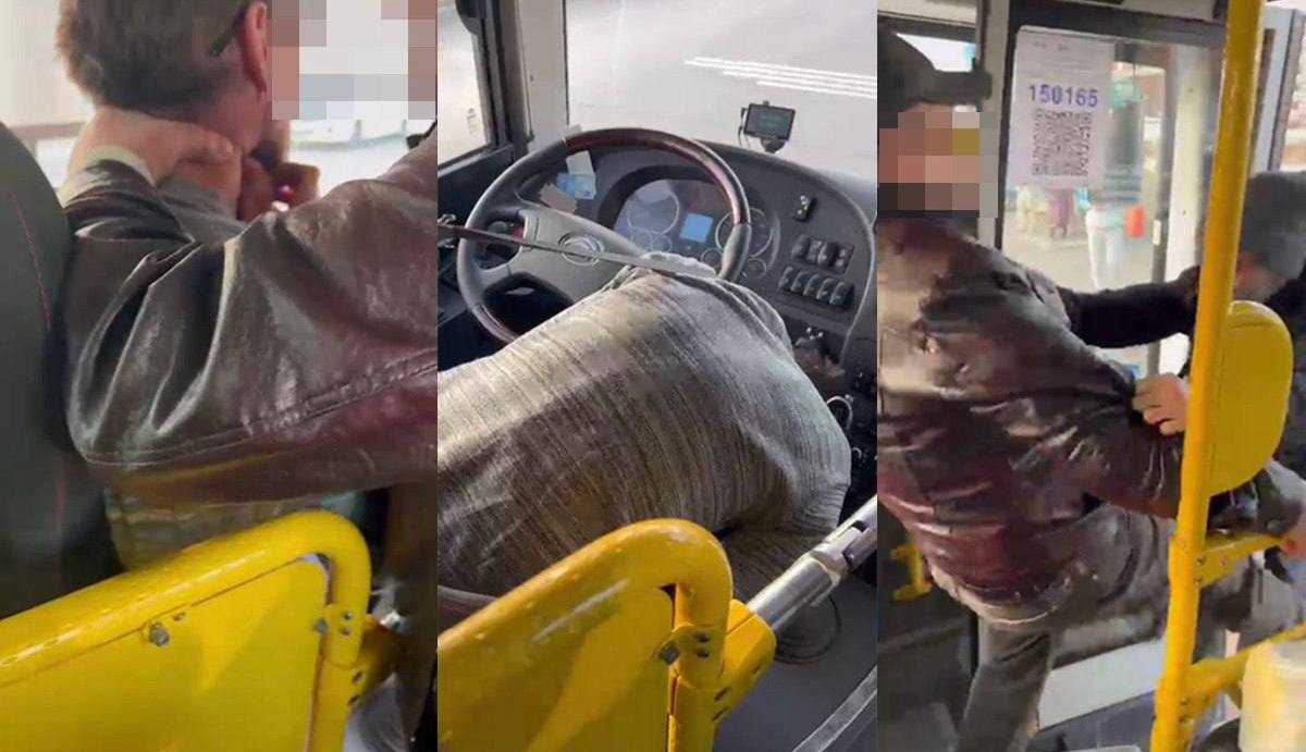 В Петропавловске пассажир едва не задушил водителя автобуса