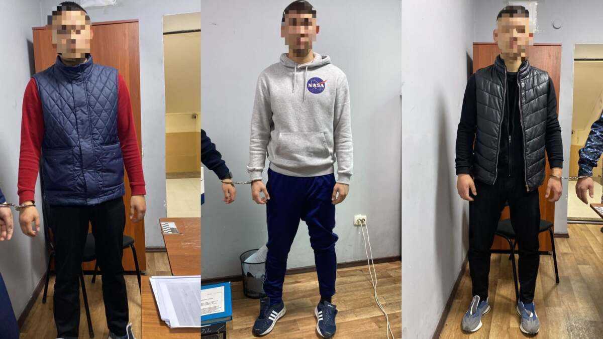 В Алматы задержали трёх предполагаемых грабителей