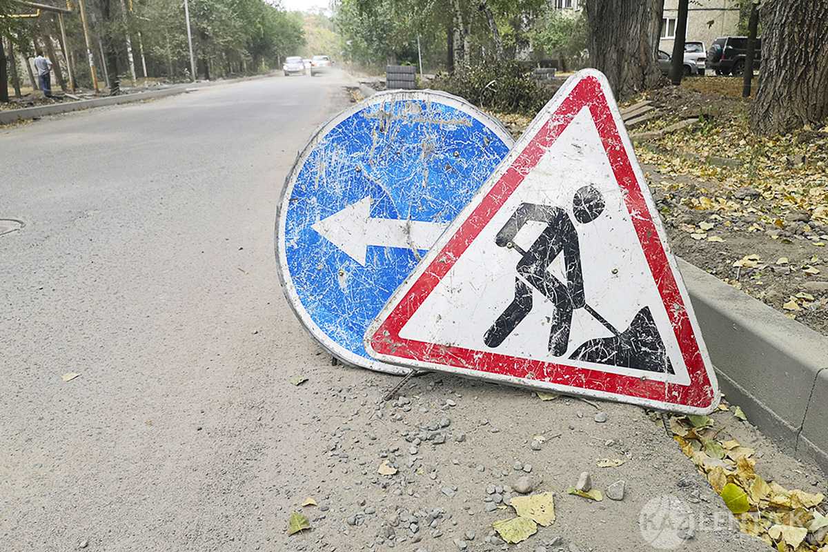 В Астане ограничат движение из-за ремонта дорог