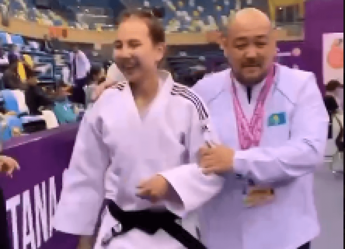 Слепая дзюдоистка из Казахстана стала чемпионкой Азии