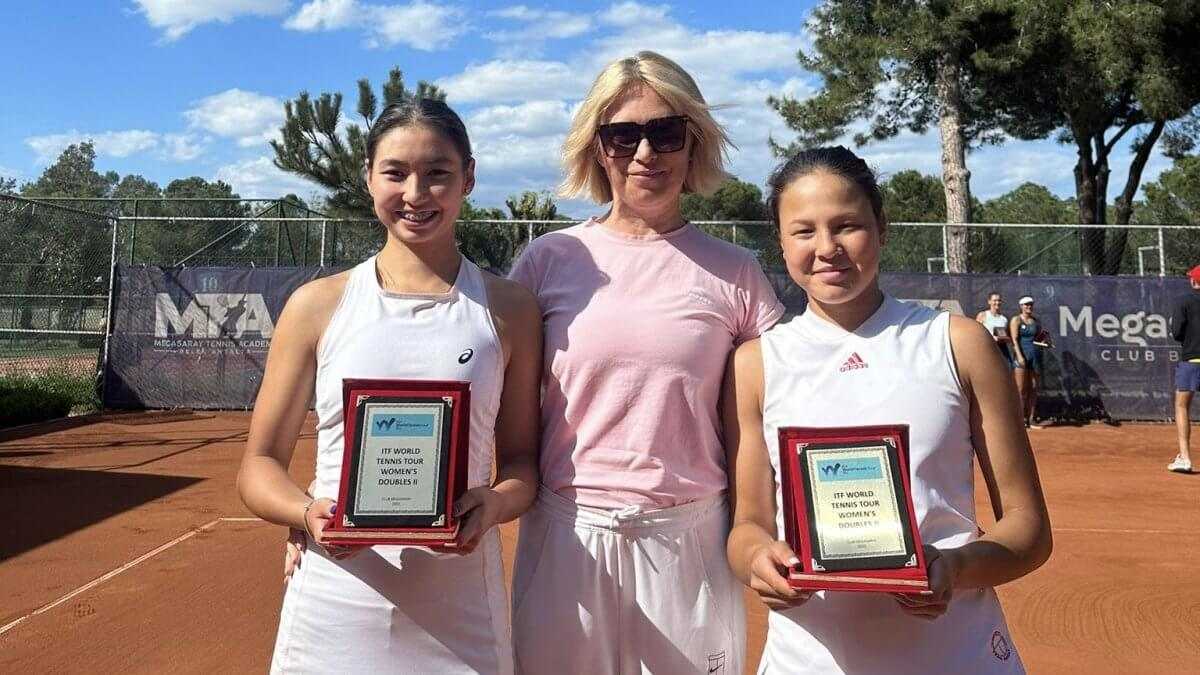 Казахстанские теннисистки стали вторыми на турнире в Анталье