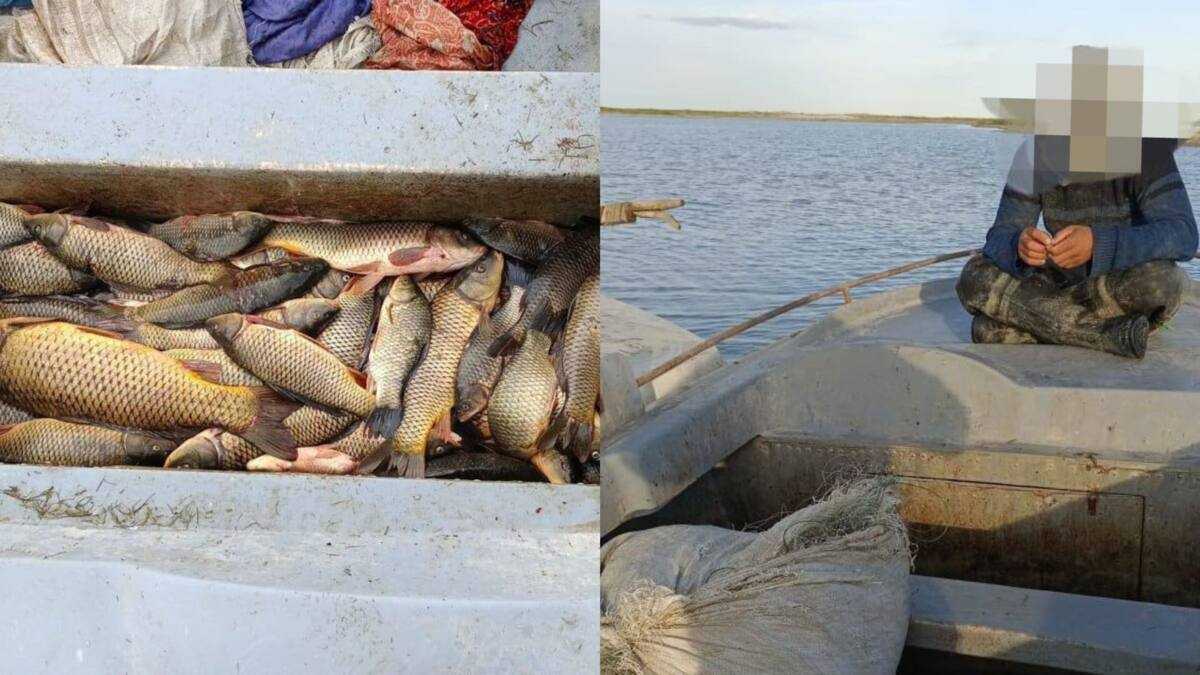 Двух рыбаков задержали за ловлю рыбы в Арале