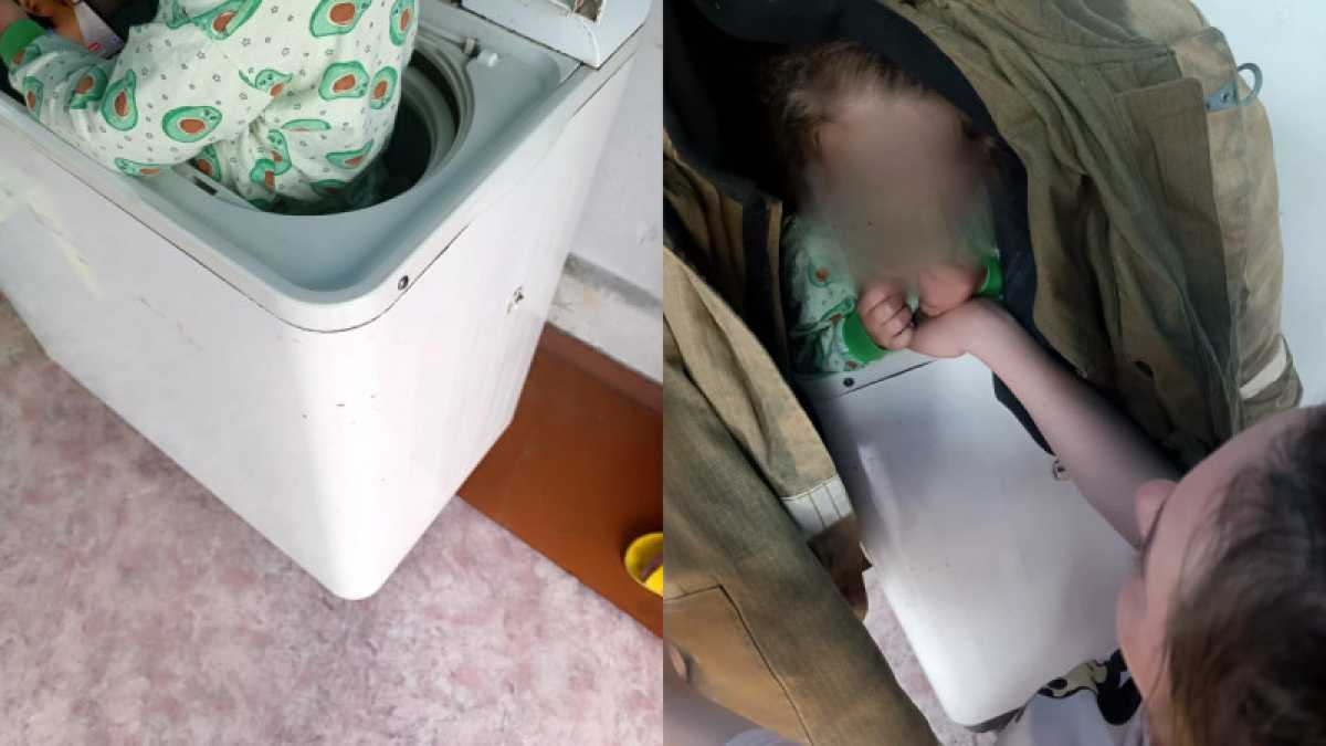 5-летняя девочка застряла в стиральной машине в Павлодарской области