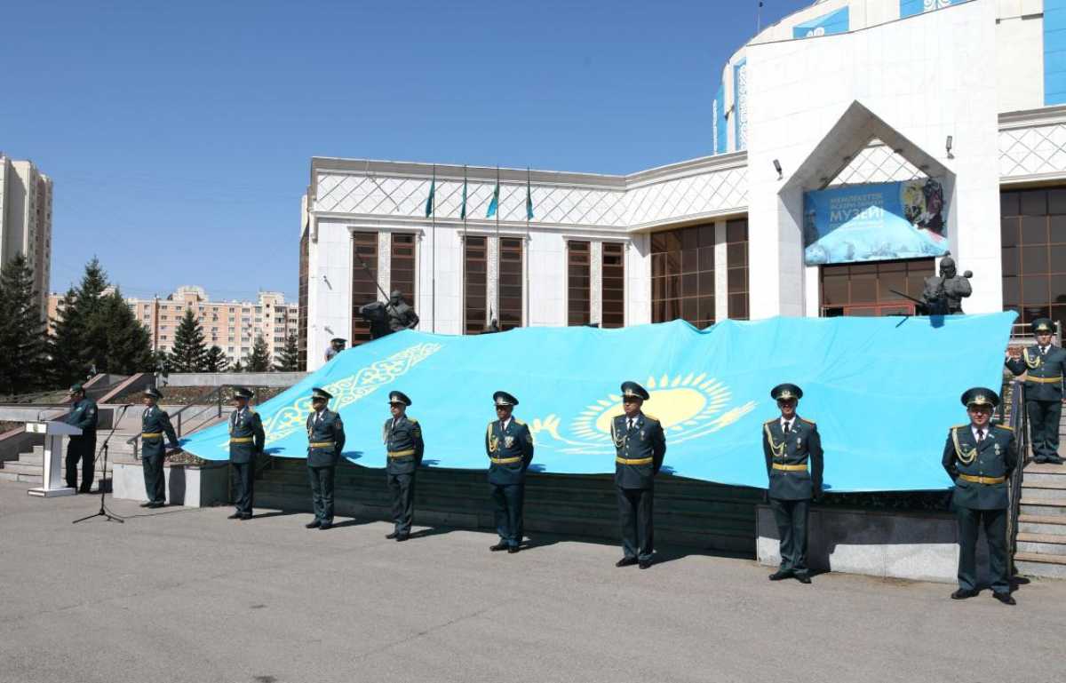 В Астане Министерство обороны организовало патриотическую акцию