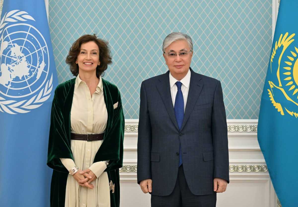 Президент Казахстана принял гендиректора ЮНЕСКО