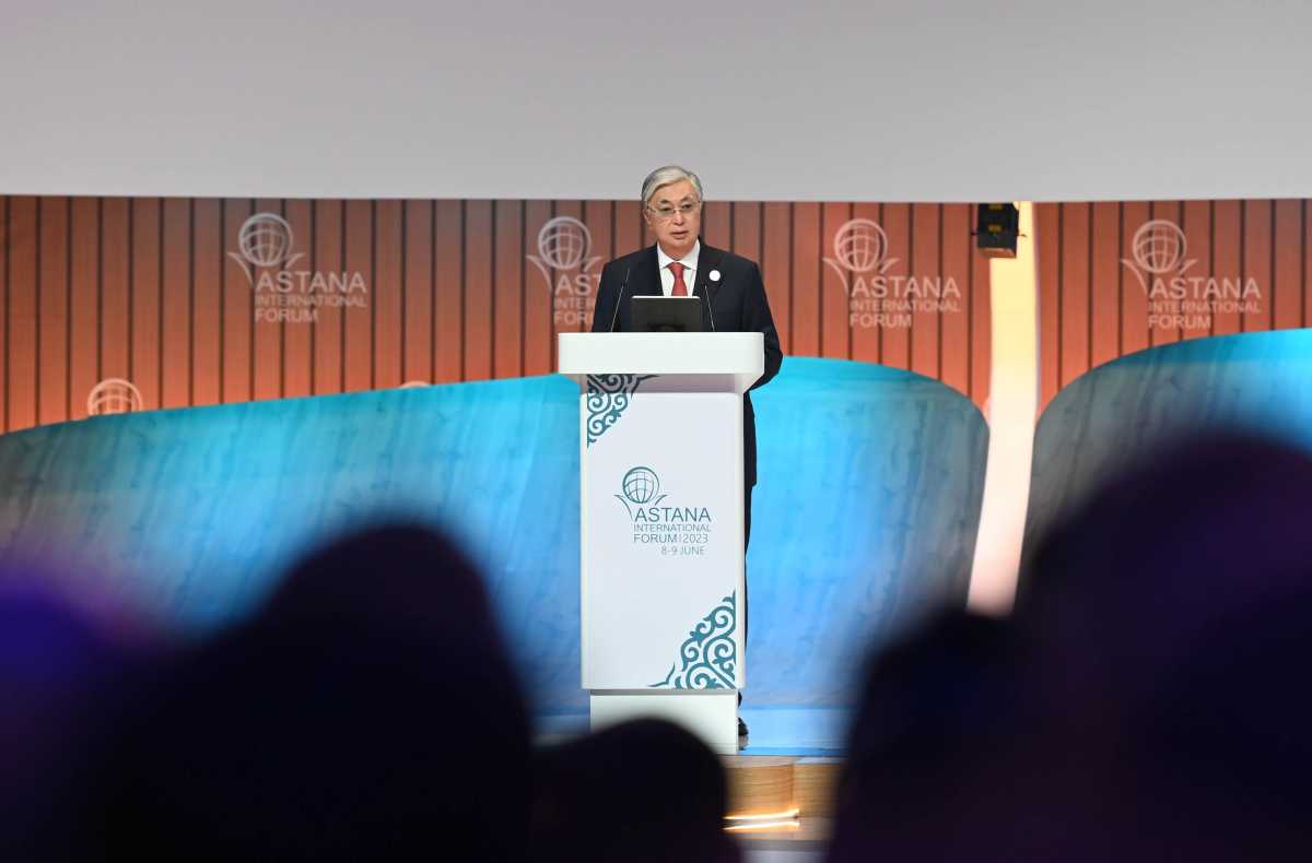 Касым-Жомарт Токаев принял участие в пленарной сессии Международного форума Астана