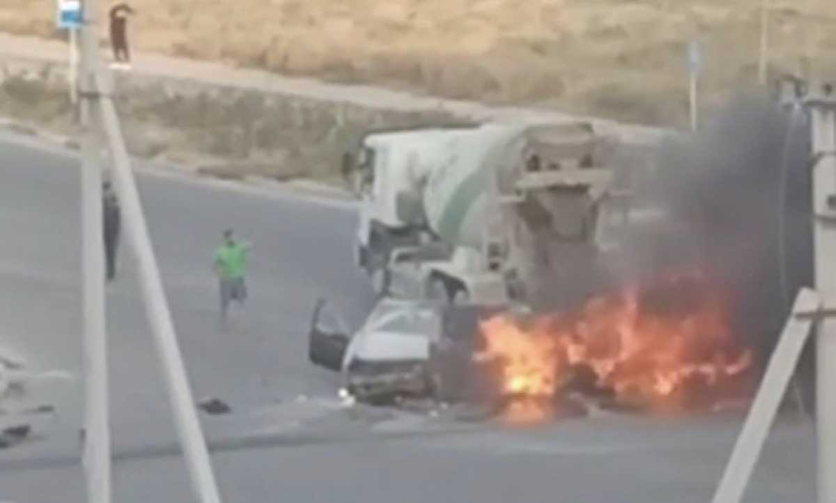 Семь человек пострадали в жутком ДТП в Шымкенте