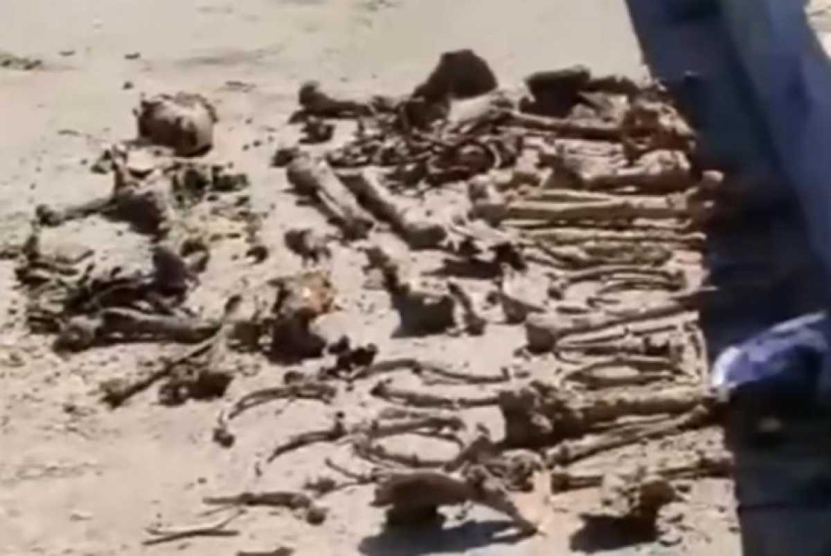 В Петропавловске при реконструкции стадиона обнаружили человеческие кости