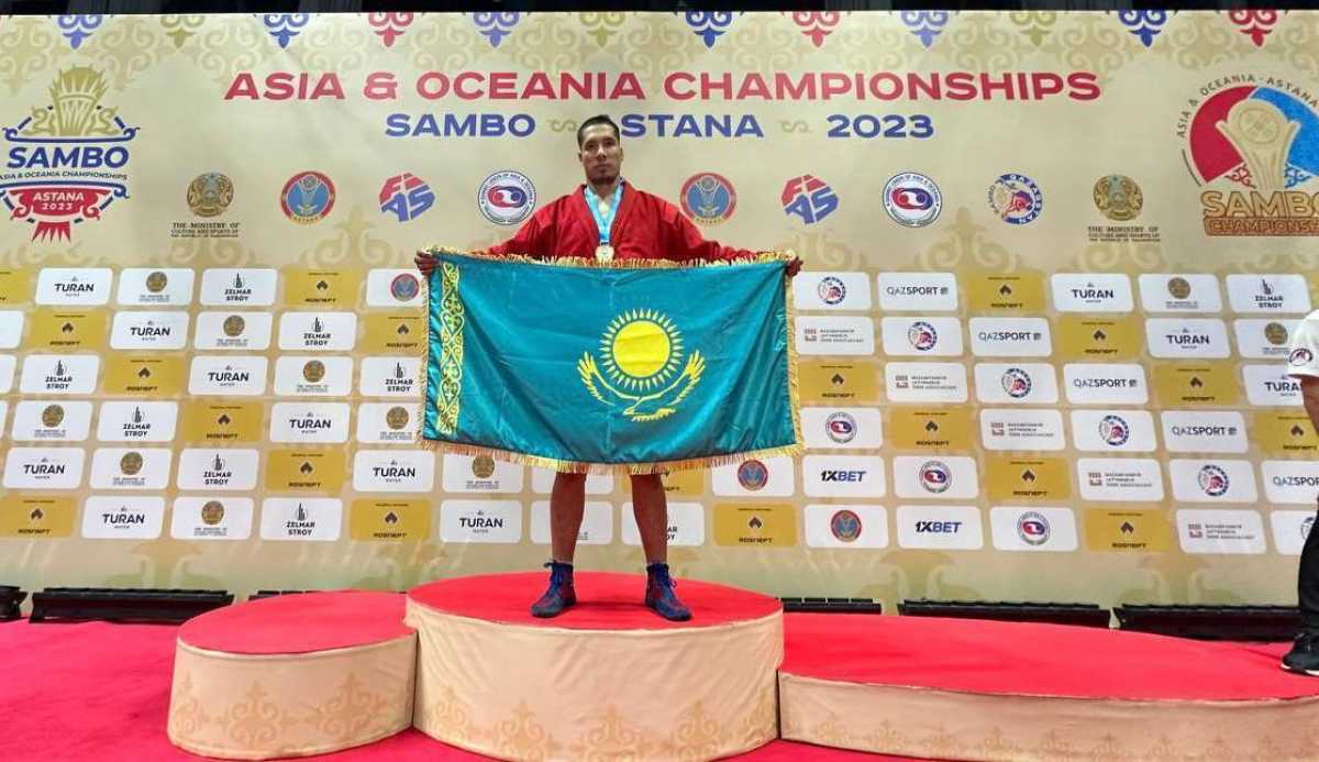 Костанайский полицейский стал чемпионом Азии и Океании по самбо