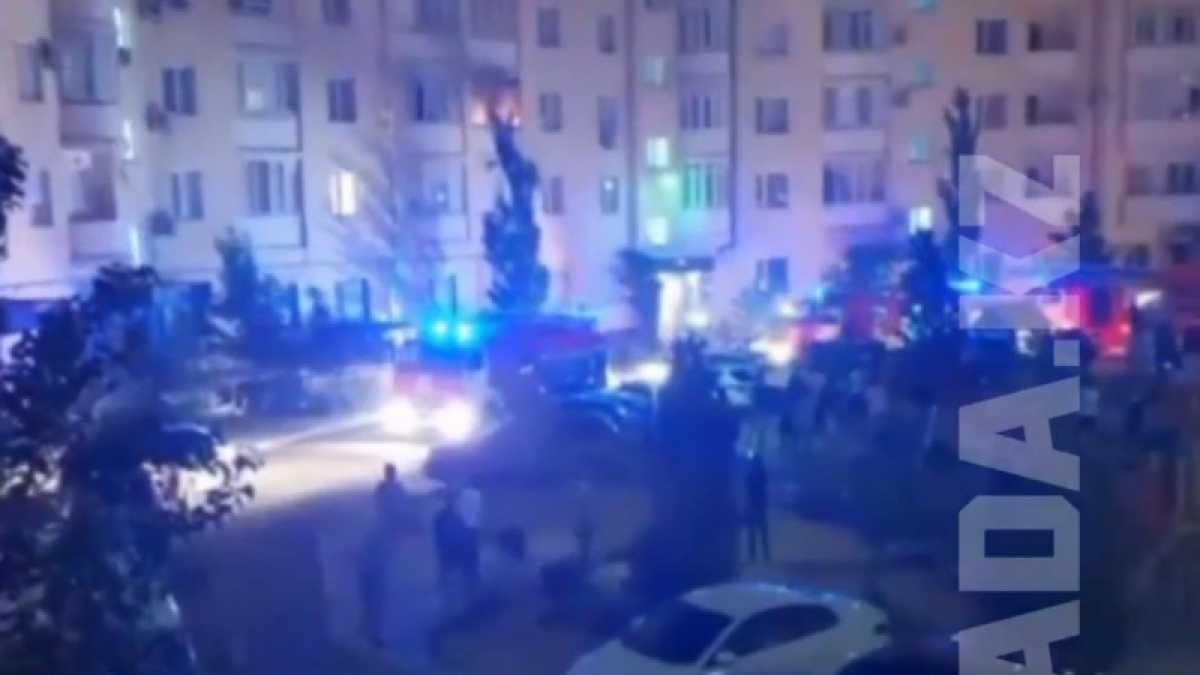 Восемь человек эвакуировали из-за пожара в квартире в Актау