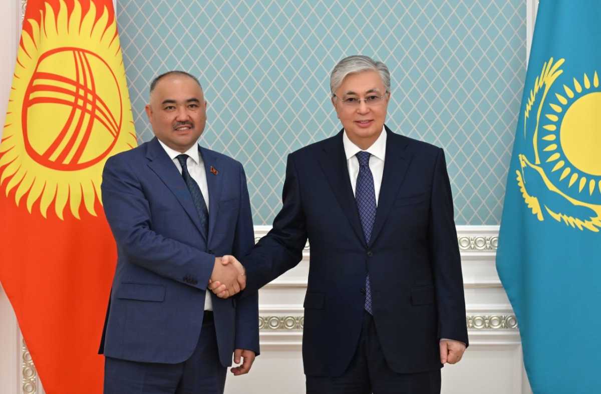 Токаев принял председателя Жогорку Кенеша Кыргызстана