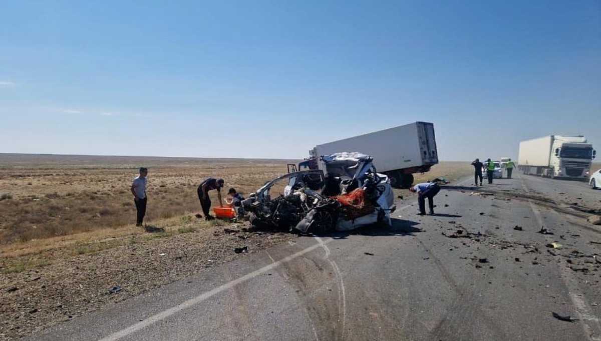 Четверо погибли в результате ДТП в Актюбинской области