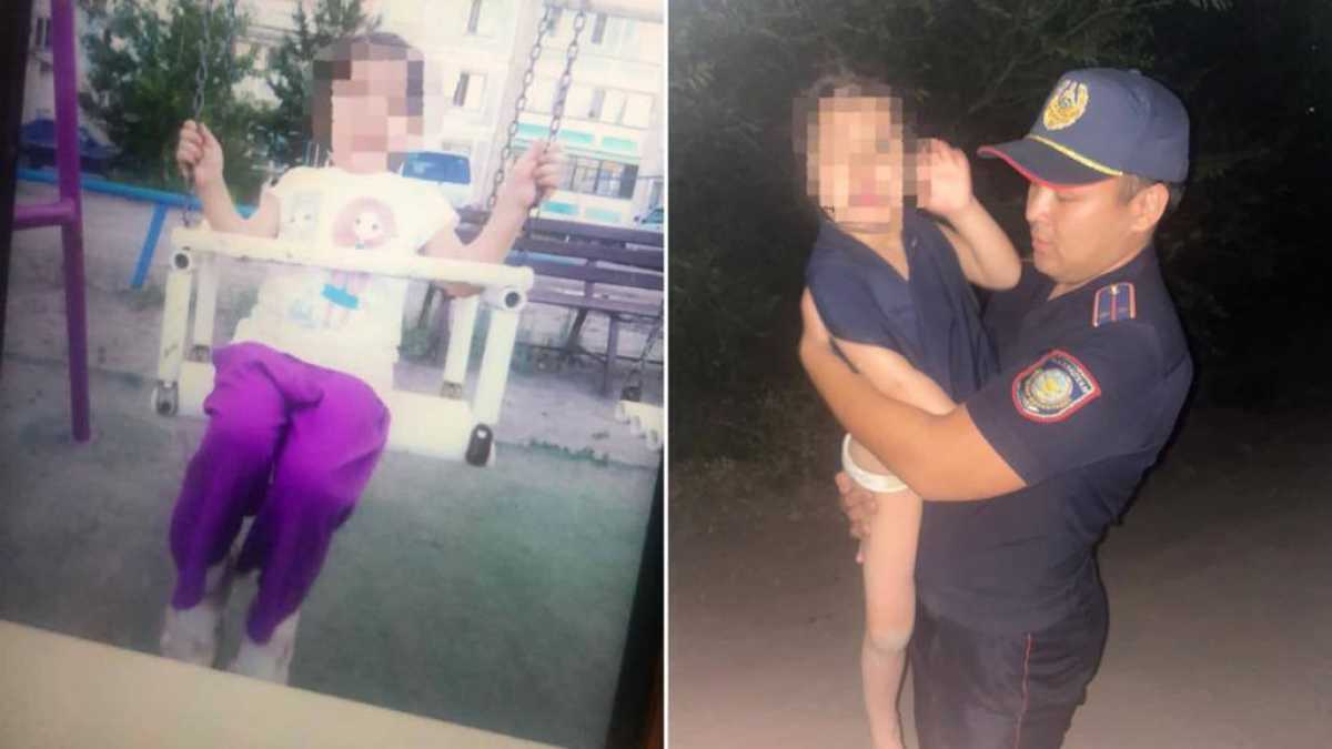 Пропавшую 4-летнюю девочку нашли в Караганде
