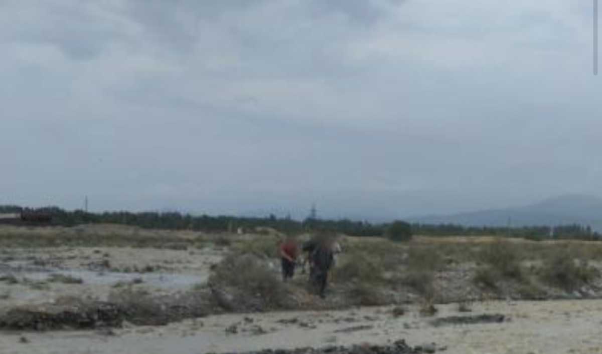 В Алматинской области двое детей застряли на острове из-за подъёма воды