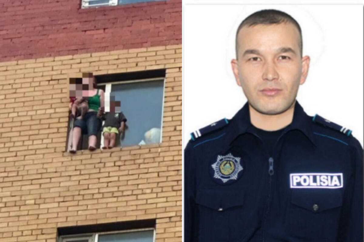 Женщина с детьми пыталась спрыгнуть с высотки в Астане