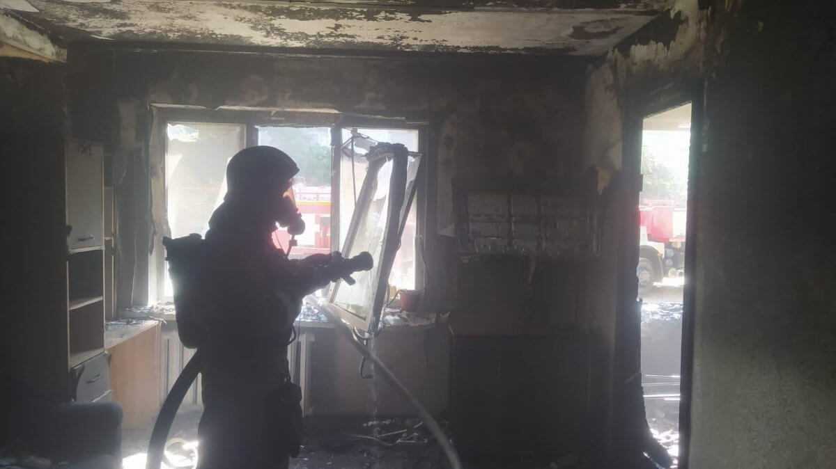 40 человек эвакуировали во время пожара в Актобе