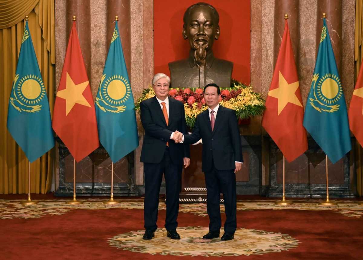 Токаев провёл переговоры с президентом Вьетнама