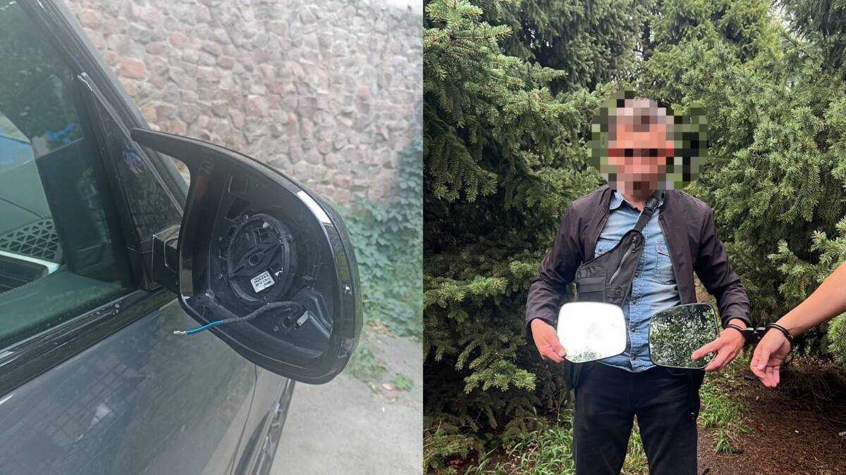 Вора автозеркал задержали в Алматы