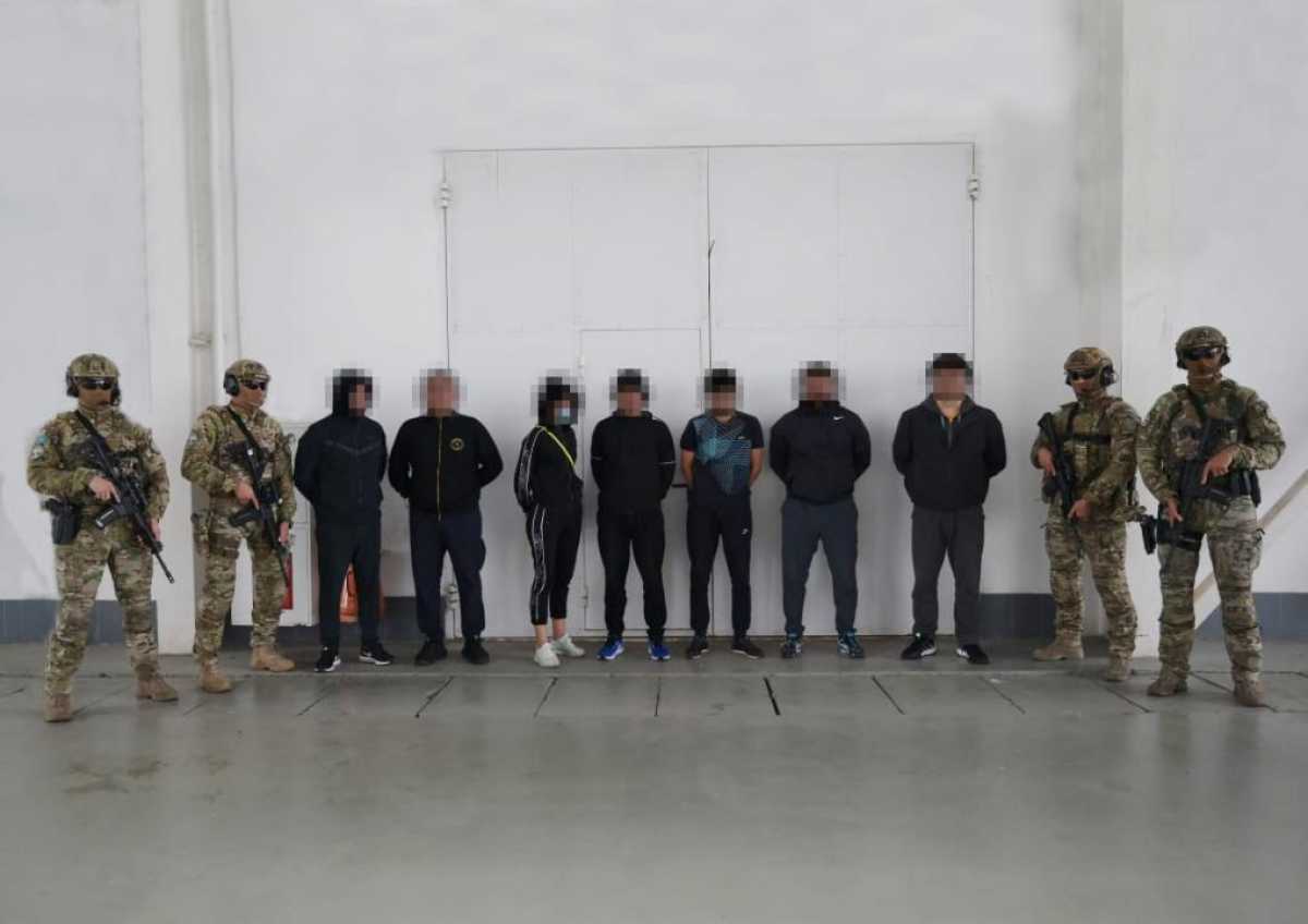 КНБ этапировал членов группировки Коспаева