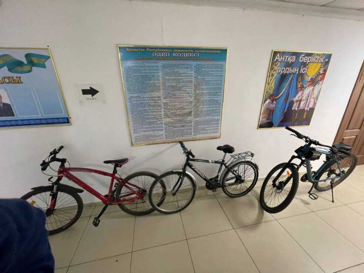 Безработный и студент колледжа промышляли велокражами в Актобе