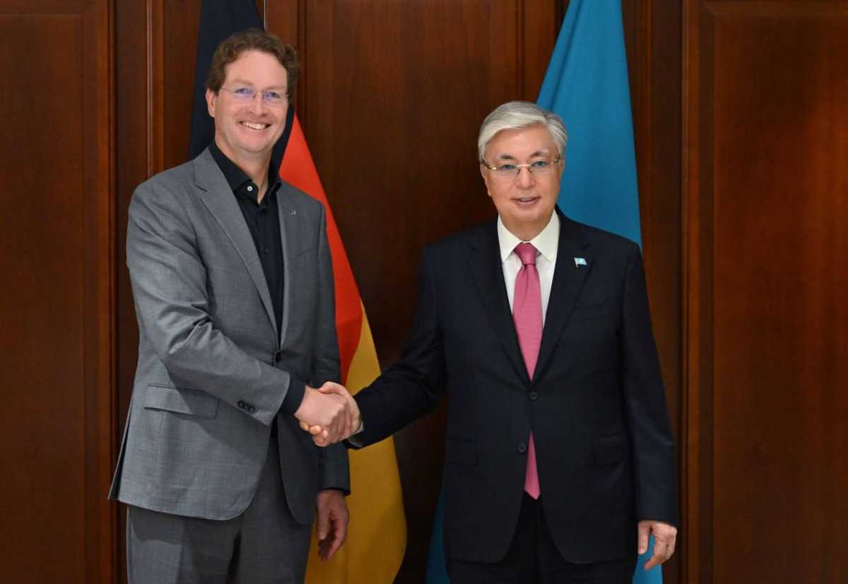 Президент Казахстана встретился с председателем правления Mercedes-Benz Group