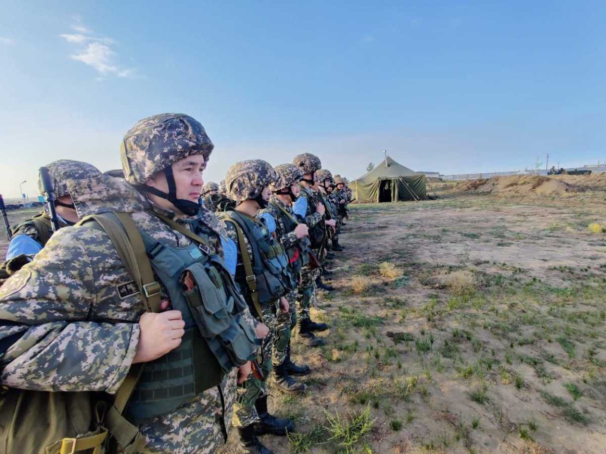 В Павлодаре проходят воинские сборы военнообязанных, приписанных к бригаде территориальной обороны