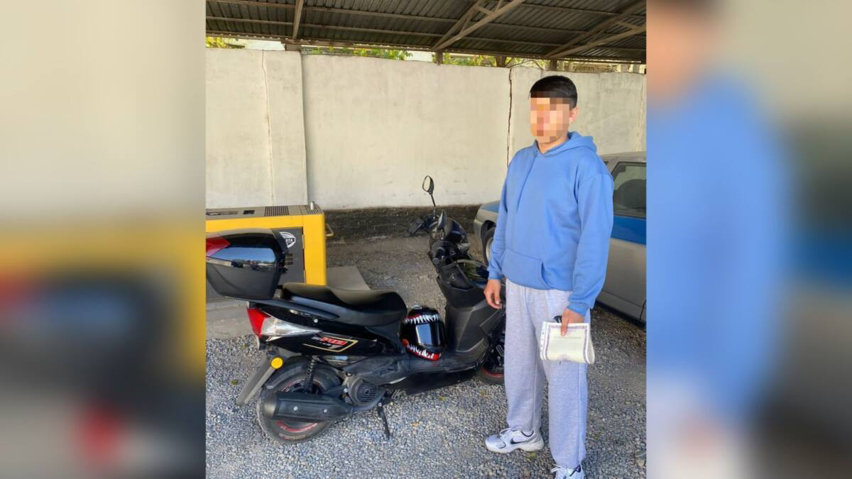 «Попросил подтолкнуть скутер»: парни случайно помогли вору в Шымкенте