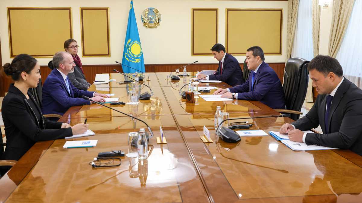 Смаилов обсудил со старшим вице-президентом «ЭксонМобил» дальнейшую разработку Тенгиза и Кашагана