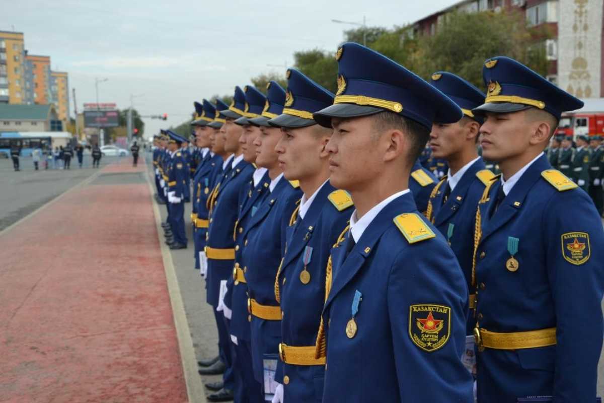 В военном институте г. Актобе состоялся 26 выпуск офицеров