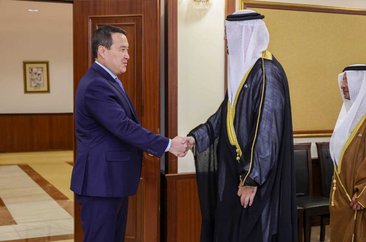 Алихан Смаилов провёл встречу с министром по делам кабинета министров ОАЭ