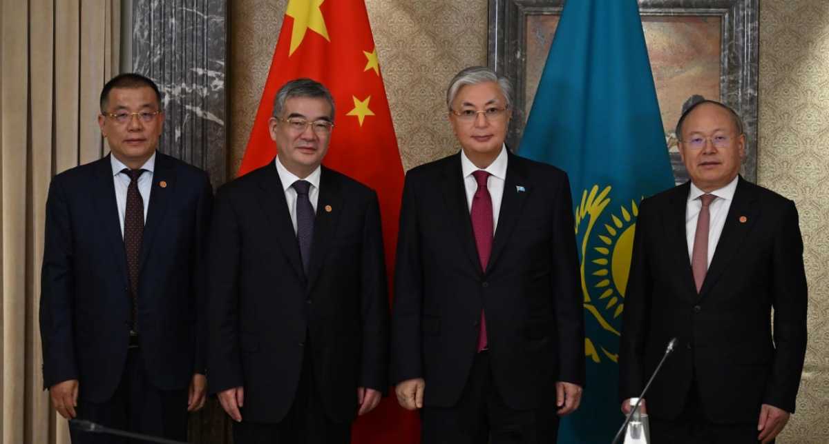 Президент Казахстана провёл переговоры с главой CITIC Group