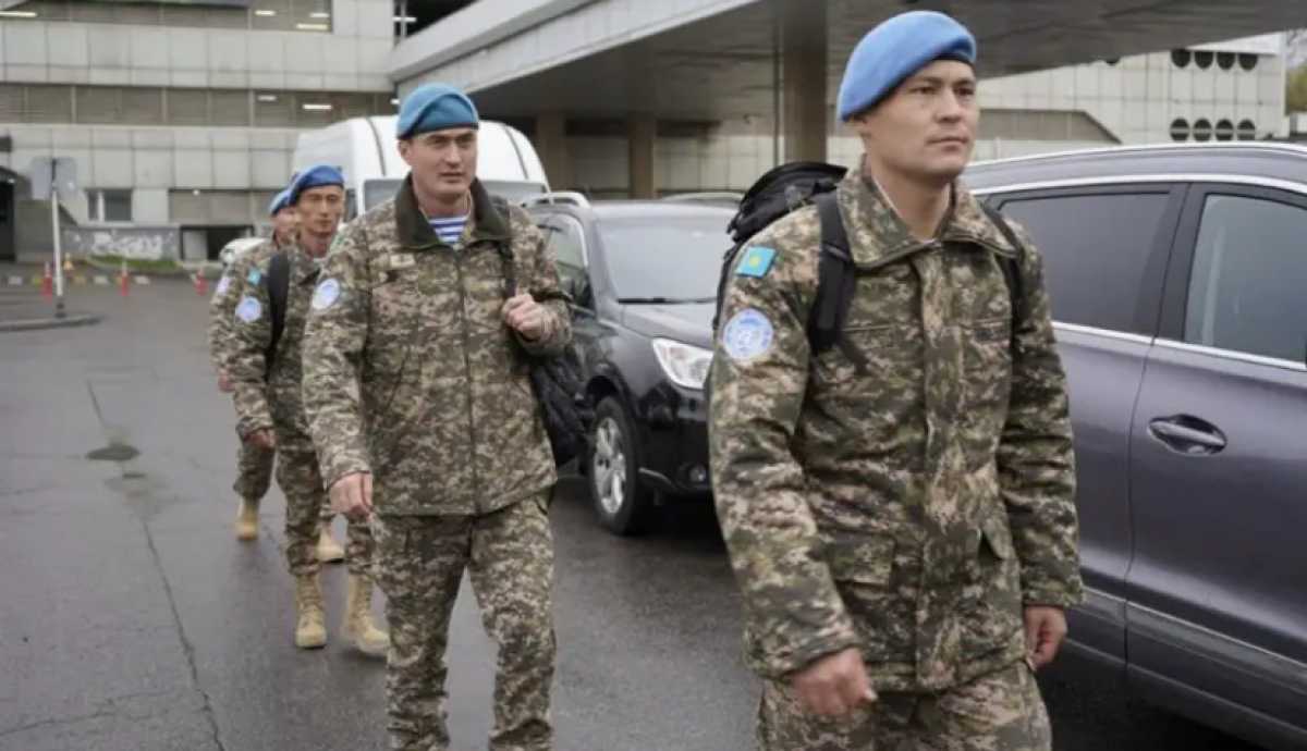 Казахстанские миротворцы отправились в Ливан